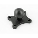 Alu-Platte Kugelflex® mit Kugel LW Lochbohrung 30 x 38 mm B-Kugel (1Zoll)