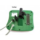 Alu-Platte Kugelflex® mit 8-10 mm Gewinde für Amazone Düngerstreuer / Feldspritze, Claas B-Kugel (1 Zoll)