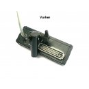 Alu-Platte Kugelflex® mit 8-10 mm Gewinde für Amazone Düngerstreuer / Feldspritze, Claas B-Kugel (1 Zoll)