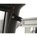 Deutz Schienen-Set Alu Kugelflex® für Deutz Agrotron M620 < oben > 3086- Alu Platte Kugelflex® für APV Steuermodul + John Deere Greenstar 4220 C-Kugel (1,5 Zoll)