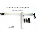 Deutz Schienen-Set Alu Kugelflex® für die neuen 6er-, 7er-, 9er-Modelle <Set> 3082- Rohr Ø 20-21 mit Kugel Kugelflex® B-Kugel (1 Zoll)