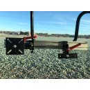 Valtra-Set Kugelflex® für Anbindung am Rohrbügel 3083- Stahlplatte 70x70x10 f. Magnet B-Kugel (1 Zoll)