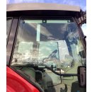 Schienen-Set1 für Massey Ferguson, z.B. für Modelle 7718S, 6714S und 5710S, mit Schiene 750 mm lang 3077 - Alu-Platte Kugelflex® 80x75x5 mm, Lochbild 45-65 (quadratisch) für Rauch, Kuhn Rundballenpresse, Krone C-Kugel (1,5 Zoll)