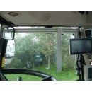 Schienen-Set2 für Massey Ferguson, z.B. für Modelle 7718S, 6714S, 5612 und 5710S, mit Schiene 750 mm/500 mm lang 3086 - Alu-Platte Kugelflex® für APV Steuermodul und John Deere Greenstar 4220 B-Kugel (1 Zoll)