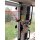 Schienen-Set2 für Massey Ferguson, z.B. für Modelle 7718S, 6714S, 5612 und 5710S, mit Schiene 750 mm/500 mm lang 3086 - Alu-Platte Kugelflex® für APV Steuermodul und John Deere Greenstar 4220 B-Kugel (1 Zoll)