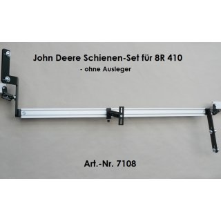 John Deere Schienen-Set Alu Kugelflex® für John Deere 8R 410 << ohne Ausleger >> 3086- Alu Platte Kugelflex® für APV Steuermodul + John Deere Greenstar 4220 C-Kugel (1,5 Zoll)