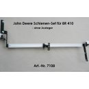 John Deere Schienen-Set Alu Kugelflex® für John Deere 8R 410 << ohne Ausleger >> 3086- Alu Platte Kugelflex® für APV Steuermodul + John Deere Greenstar 4220 C-Kugel (1,5 Zoll)