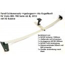 Fendt-Schienensatz <<gebogen>> Alu Kugelflex® für Fendt Vario 800, 900er Serie X5 Kabine Bj. 2008-2021 3074- Platte 6x25x295 Feldspritze Tecnoma C-Kugel (1,5 Zoll)