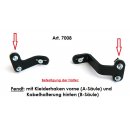 Fendt-Schienensatz <<gebogen-mitte>> Alu Kugelflex® für Fendt Vario 300/500/700er Serie (auch Version ONE + GEN7) 3071- Universal Platte 6x25x95 mm C-Kugel (1,5 Zoll)