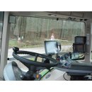 Fendt-Schienen-Set <<gebogen-mitte>> Alu Kugelflex® für Fendt Vario 800, 900,1000 Serie Gen6 3089- Alu Platte 120x120 mm / Lochbild 100x100 mm C-Kugel (1,5 Zoll)