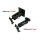 Fendt-Schienen-Set <<gebogen-mitte>> Alu Kugelflex® für Fendt Vario 800, 900,1000 Serie Gen6 3089- Alu Platte 120x120 mm / Lochbild 100x100 mm C-Kugel (1,5 Zoll)