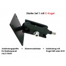 Bedienpanel / Terminal Halter Alu Kugelflex®...