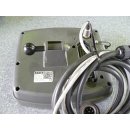 Bedienpanel / Terminal Halter Alu Kugelflex®  Starterset1 mit Anbindung Kugel 3001LW- Alu Platte rund Lochbild 40x40x40 mm z.B. für TOPCON Spurführungsystem M8