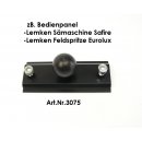 Bedienpanel / Terminal Halter Alu Kugelflex®  Starterset1 mit Anbindung Kugel 3072- Platte 6x25x95 mm McHale Ballenwickler, Lehner Vento M8