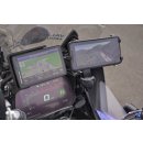 Valle on Tour Set2 - Edelstahl Smartphone/Handy Halter Kugelflex® zur Montage am Bügel 1- 73 x124-155 mm  100-M6  für R1300GS