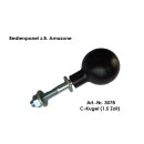 Alu-Halter Kugelflex®  mit Kugel für Bedienterminal Amazone/Rauch C-Kugel (1,5 Zoll)