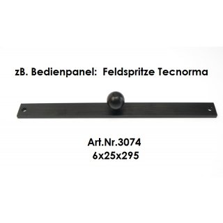 3074- Platte 6x25x295 mm Tecnorma Feldspritze