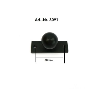 3091- Alu Platte, Lochabstand 50 mm