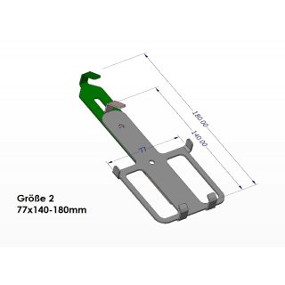 2 - 77 x 140-180 mm (vertikal)