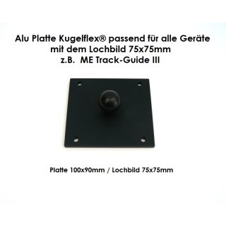 3088- Alu Platte Kugelflex®  mit Kugel f. ME Track-Guide III
