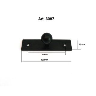 3087- Alu Platte Kugelflex® 120x30 Lochbild:90mm, z.B.Pöttinger Ladewagen