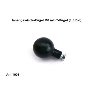 C-Kugel (1,5 Zoll) M8 Gewinde